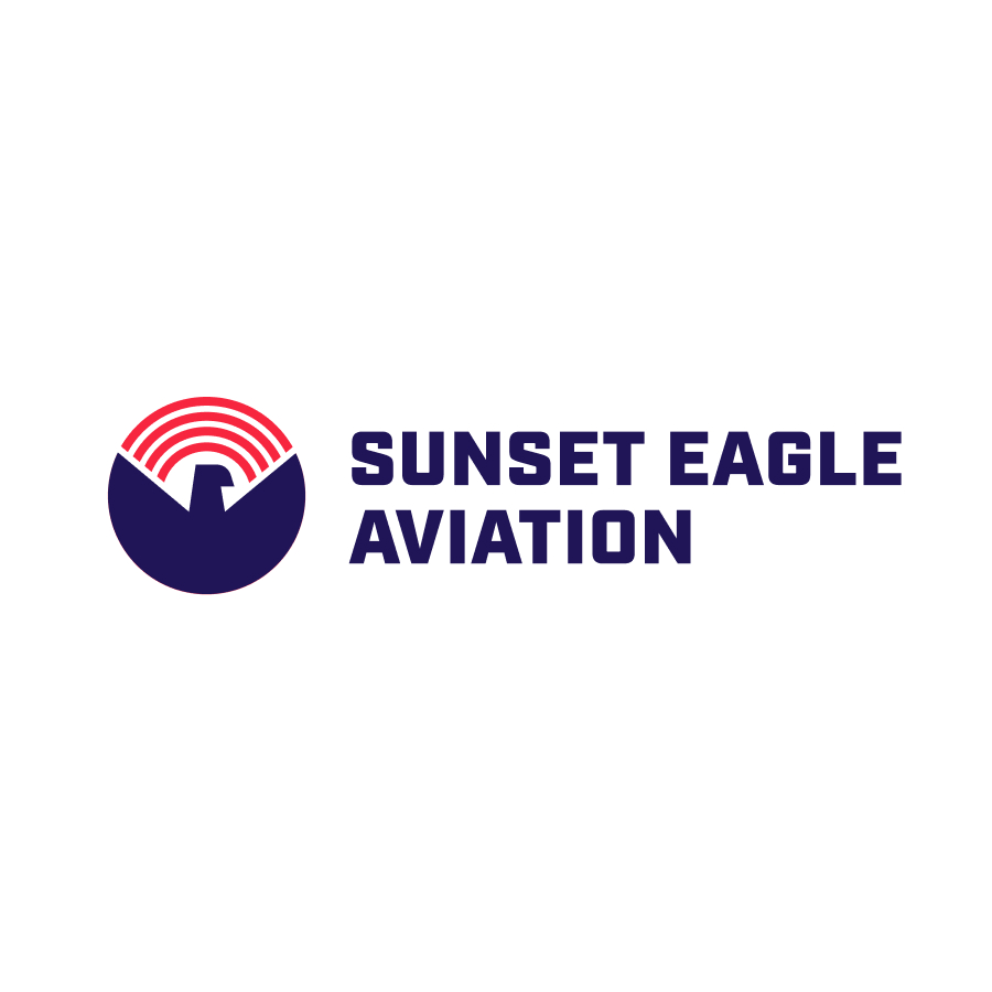 Sunset Eagle Aviation logo design by logo designer Unfold for your inspiration and for the worlds largest logo competition