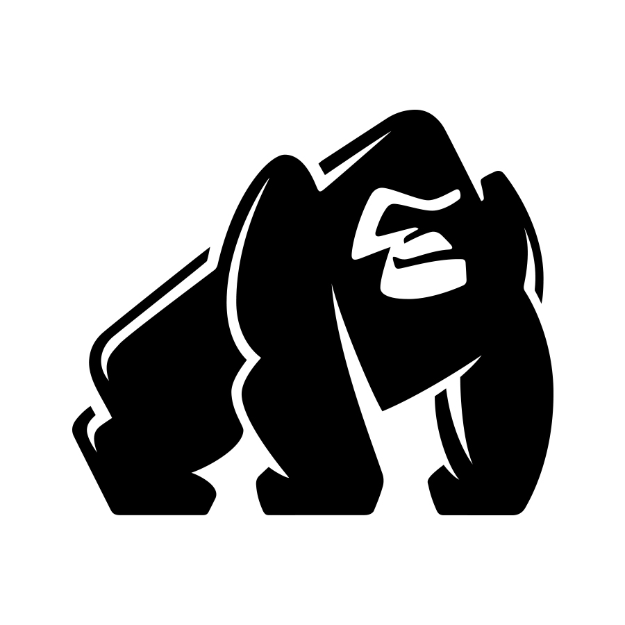 Gorilla logo design by logo designer hloke for your inspiration and for the worlds largest logo competition