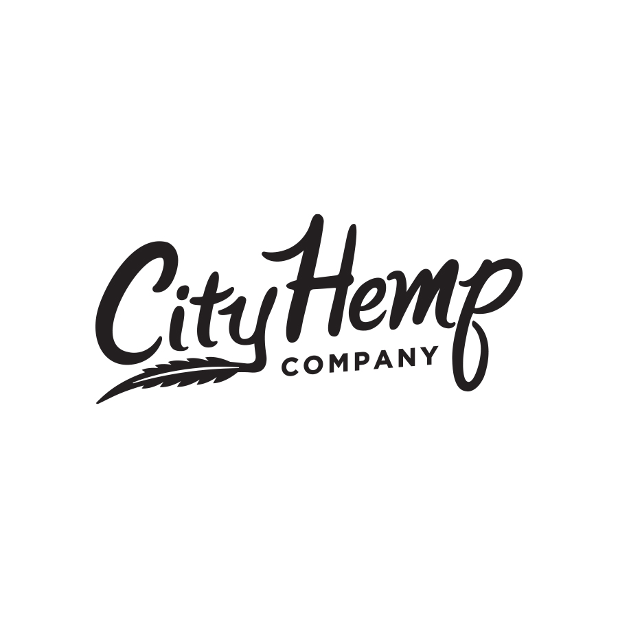 City Hemp hand lettering logo design by logo designer Kyle Taylor for your inspiration and for the worlds largest logo competition