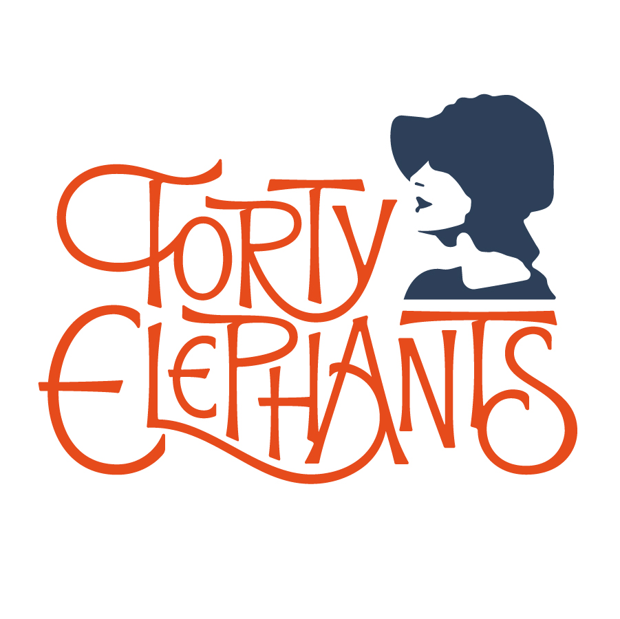 Forty Elephants logo design by logo designer Jeremy Friend for your inspiration and for the worlds largest logo competition