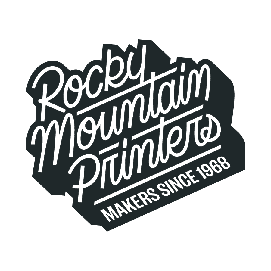 Rocky Mountain Printers Script logo design by logo designer Reflect Design Co. for your inspiration and for the worlds largest logo competition