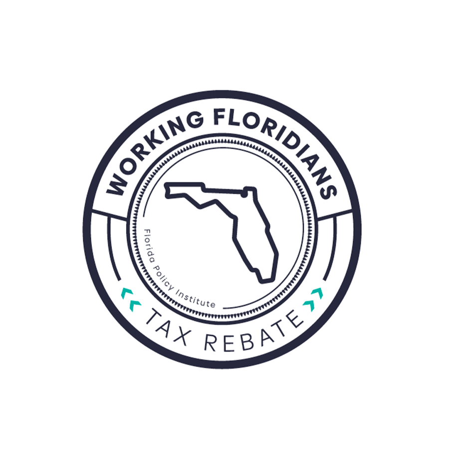 Working Floridian Tax Rebate logo design by logo designer The Hatcher Group for your inspiration and for the worlds largest logo competition
