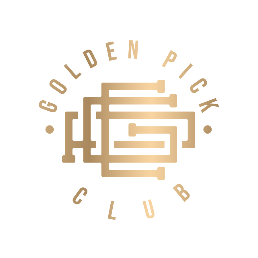 Golden Pick logo design by logo designer mauu.design for your inspiration and for the worlds largest logo competition