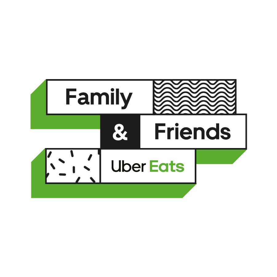 Uber Eats Family and Friends Event logo design by logo designer mauu.design for your inspiration and for the worlds largest logo competition