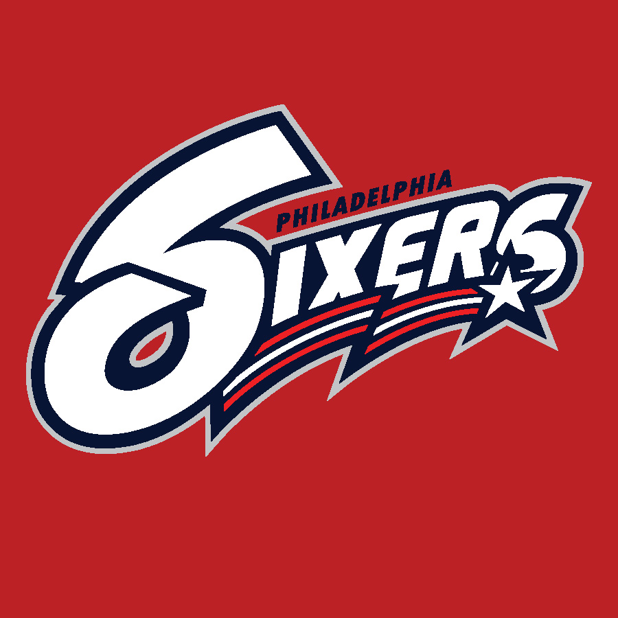 Philadelphia 76ers Wordmark logo design by logo designer Hvy Element Design Co.  for your inspiration and for the worlds largest logo competition