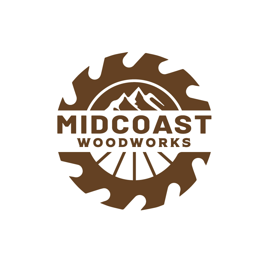 Midcoast Woodworks logo design by logo designer McKenna Sherrill Design Co. for your inspiration and for the worlds largest logo competition