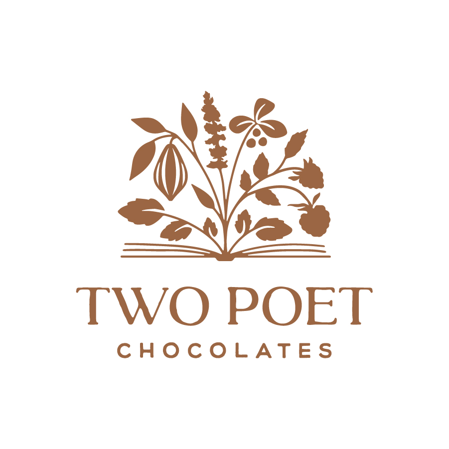 Two Poet Chocolates logo design by logo designer McKenna Sherrill Design Co. for your inspiration and for the worlds largest logo competition