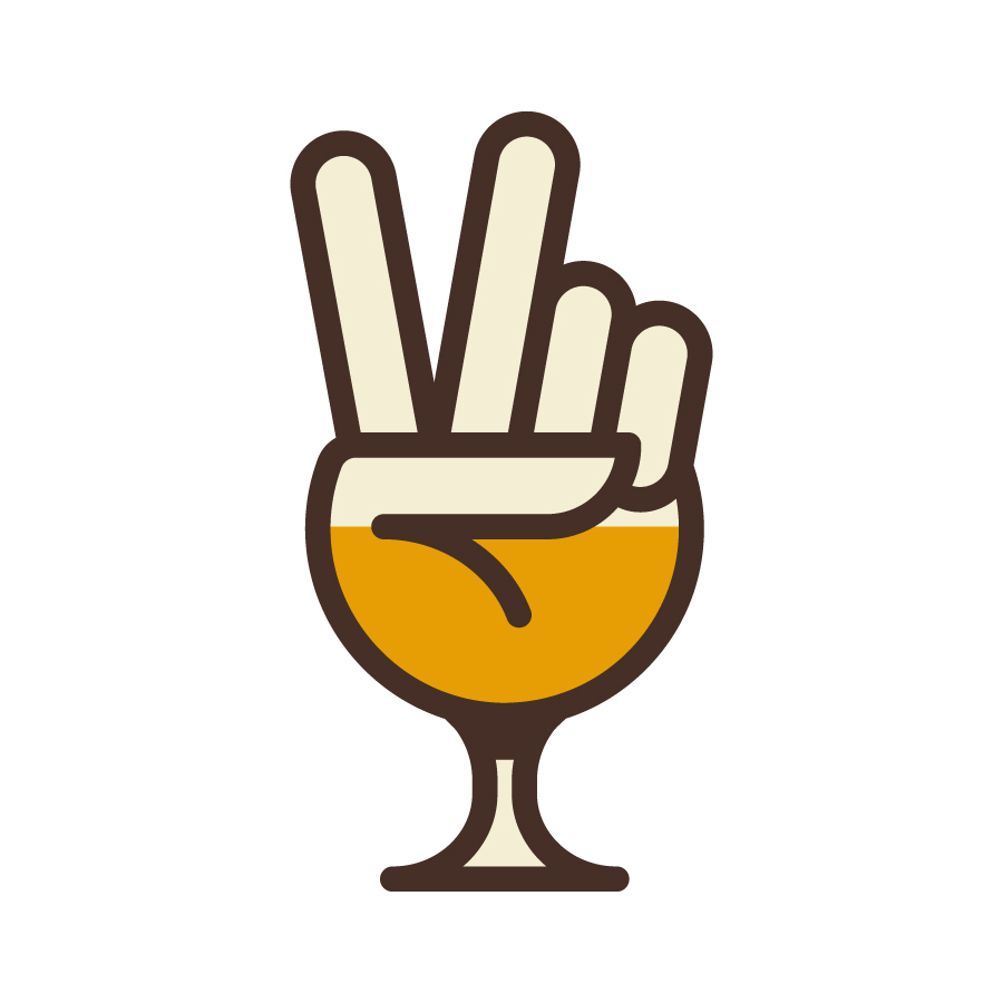 Peace Brewing Icon logo design by logo designer Nate Perry Design for your inspiration and for the worlds largest logo competition
