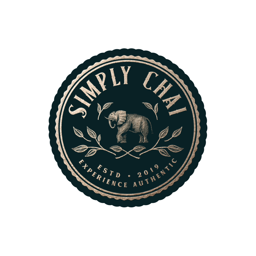 Simply Chai logo design by logo designer Ceren Burcu Turkan for your inspiration and for the worlds largest logo competition