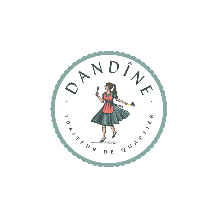 Dandine logo design by logo designer Ceren Burcu Turkan for your inspiration and for the worlds largest logo competition