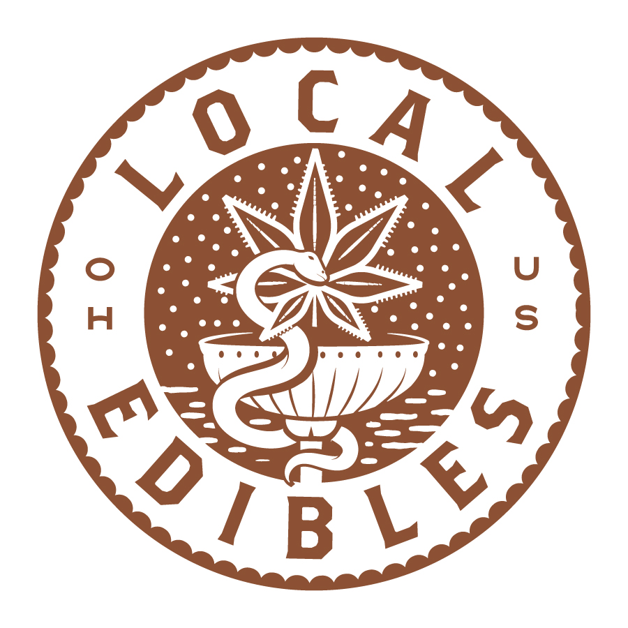 Local edibles badge logo design by logo designer Alix Northrup for your inspiration and for the worlds largest logo competition