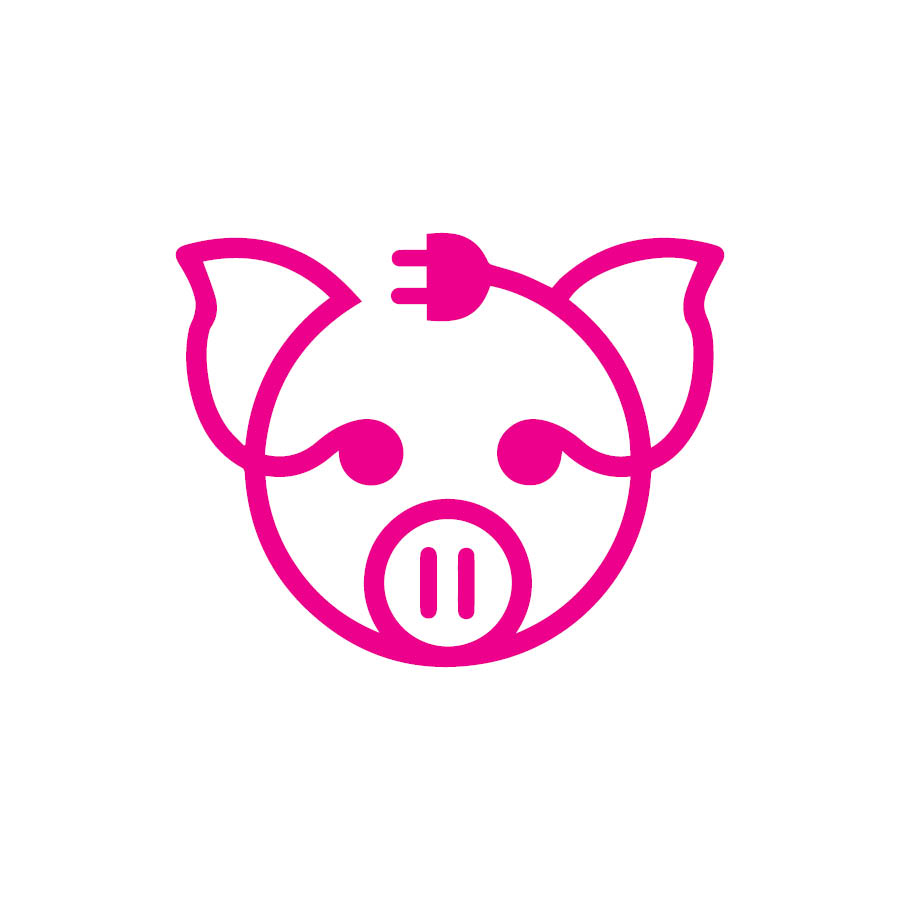 Electric Pig logo design by logo designer Don John Designs LLC for your inspiration and for the worlds largest logo competition
