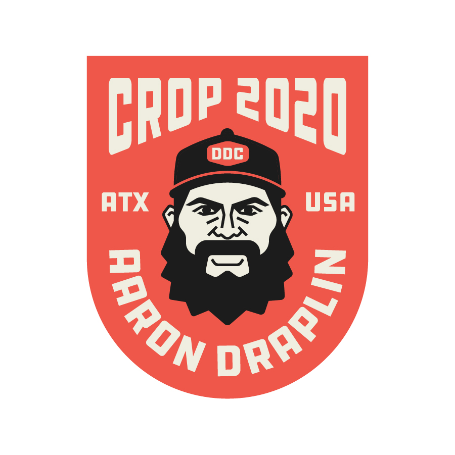 AARON-DRAPLIN-CROPCONS_Badge-No.1 logo design by logo designer KENTO CREATIVE for your inspiration and for the worlds largest logo competition