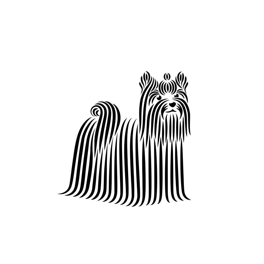 Yorkshire Terrier logo design by logo designer Diana Molyte for your inspiration and for the worlds largest logo competition