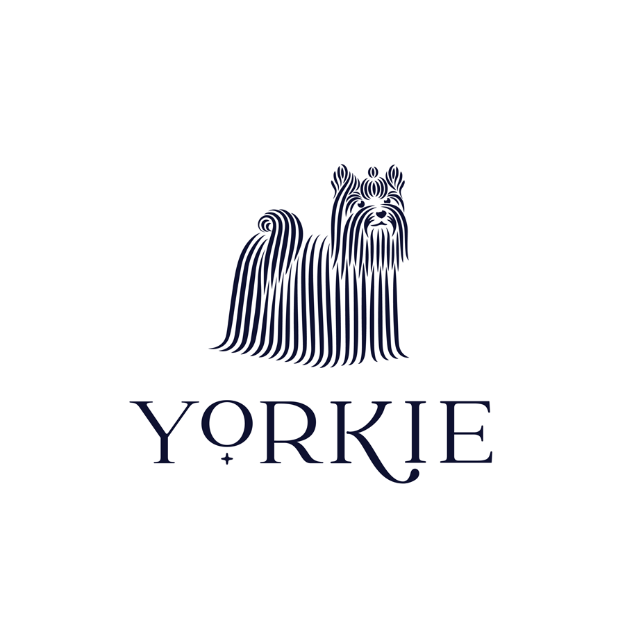 Yorkie logo design by logo designer Diana Molyte for your inspiration and for the worlds largest logo competition
