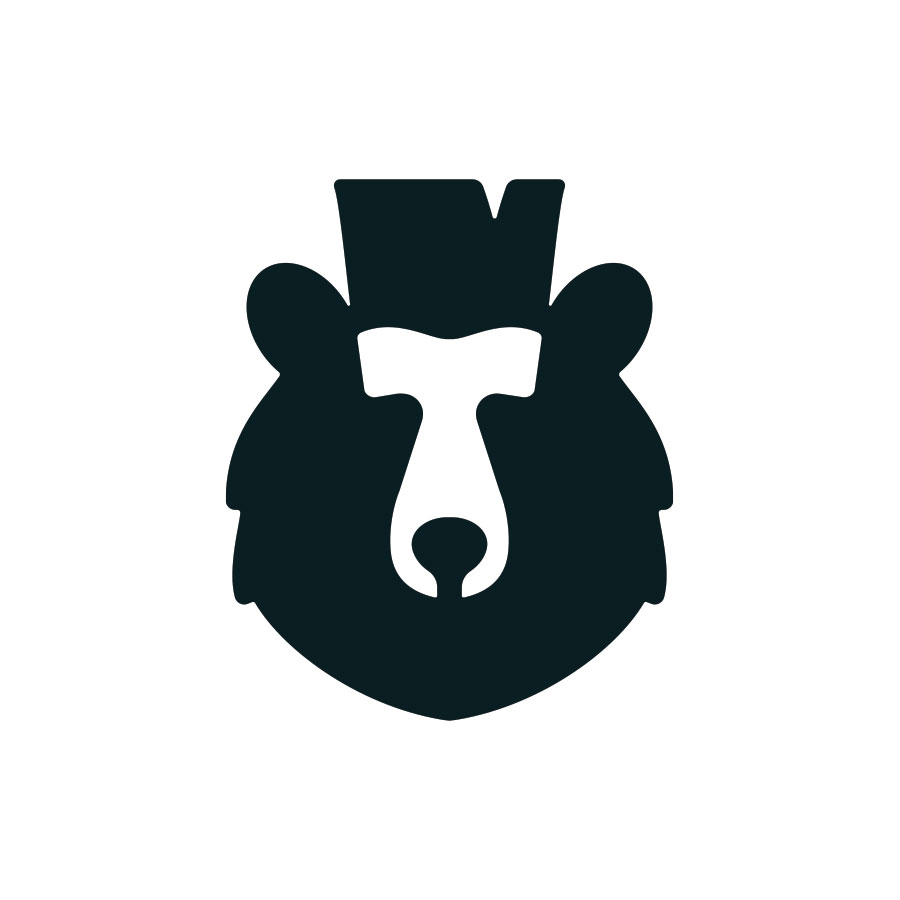 Black+Bear+Painting logo design by logo designer Tenfold+Design for your inspiration and for the worlds largest logo competition