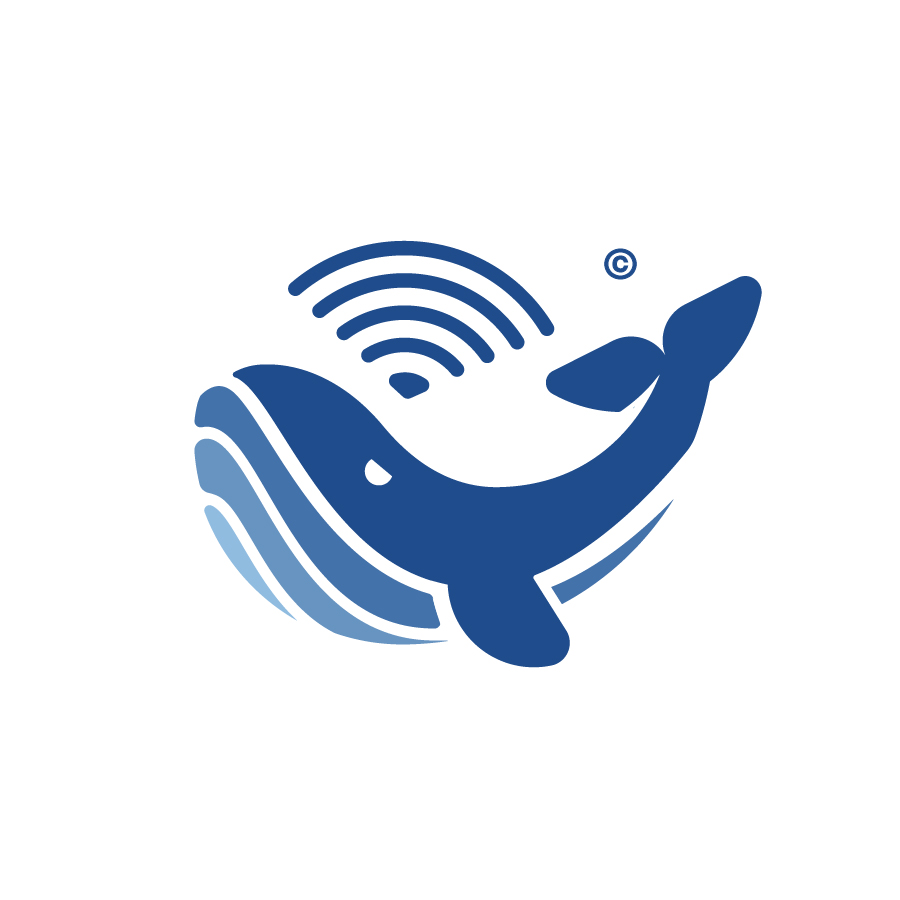 Whale Wave logo design by logo designer Smoov Mechanism for your inspiration and for the worlds largest logo competition