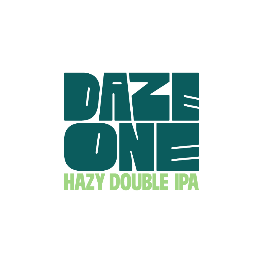 Daze One Hazy Double IPA logo design by logo designer Unbound for your inspiration and for the worlds largest logo competition