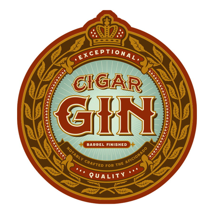 Cigar Gin logo design by logo designer Timber Design Company for your inspiration and for the worlds largest logo competition