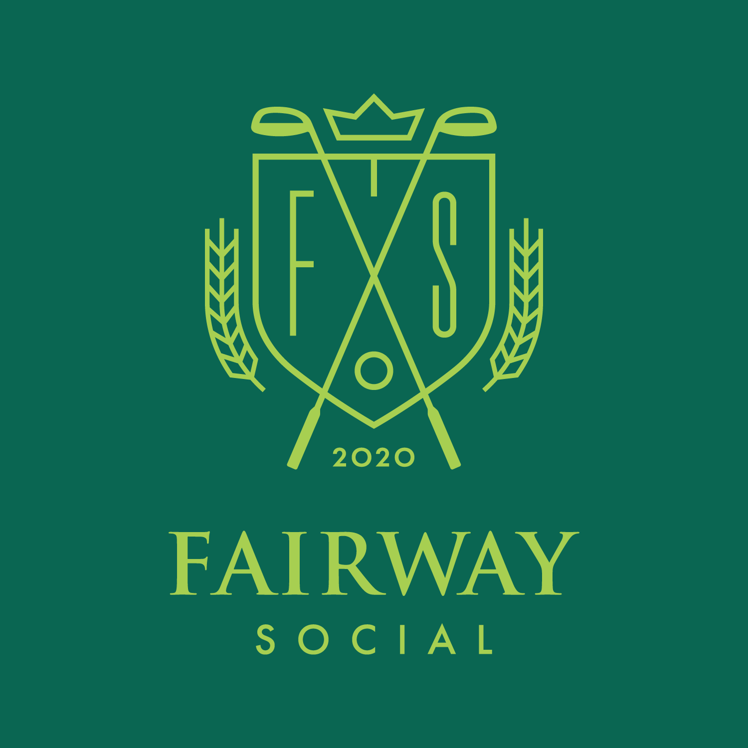 Fairway Social logo design by logo designer Freshwater Design for your inspiration and for the worlds largest logo competition