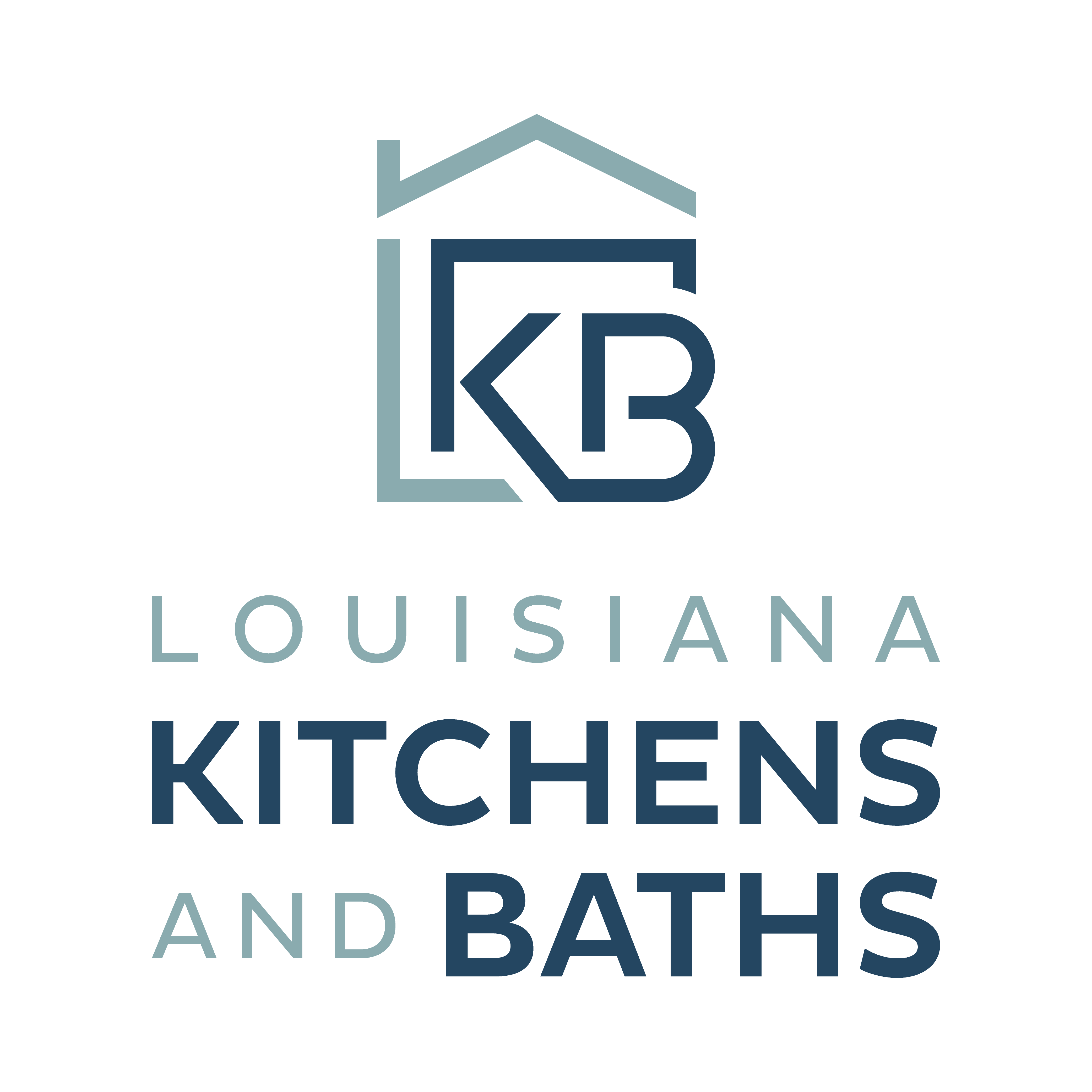 Louisiana Kitchens & Baths (positive) logo design by logo designer Freshwater Design for your inspiration and for the worlds largest logo competition