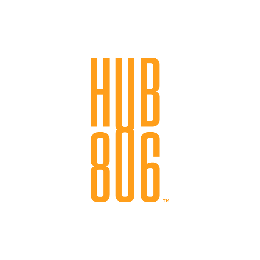 HUB 806 logo design by logo designer O'Dell Design Co. for your inspiration and for the worlds largest logo competition