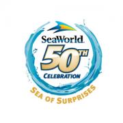 SeaWorld 50th Celebration logo design by logo designer The Logoist for your inspiration and for the worlds largest logo competition