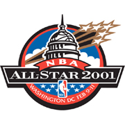 NBA All-Star 2001 logo design by logo designer Ken Shafer Design for your inspiration and for the worlds largest logo competition