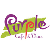 Purple Cafe logo design by logo designer Ken Shafer Design for your inspiration and for the worlds largest logo competition