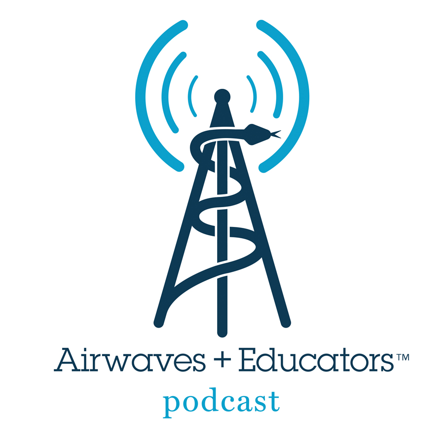 Airwaves And Educators Podcast logo design by logo designer Steve DeCusatis Design for your inspiration and for the worlds largest logo competition