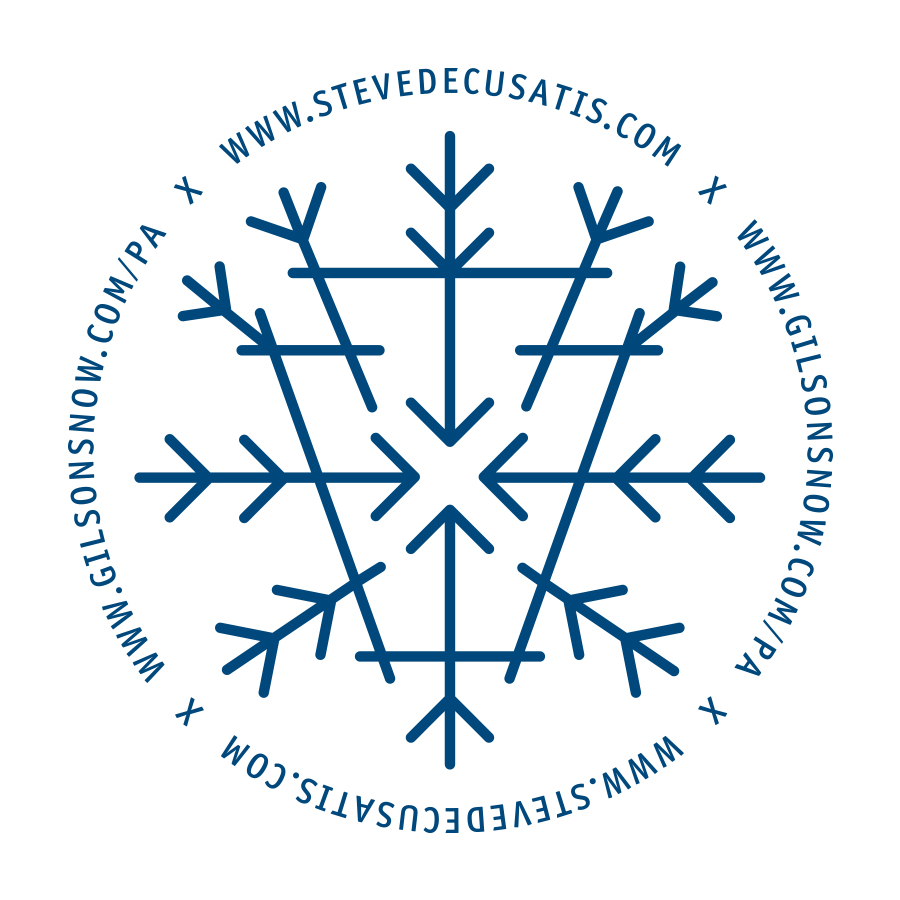 Snowflake/Keystone logo design by logo designer Steve DeCusatis Design for your inspiration and for the worlds largest logo competition