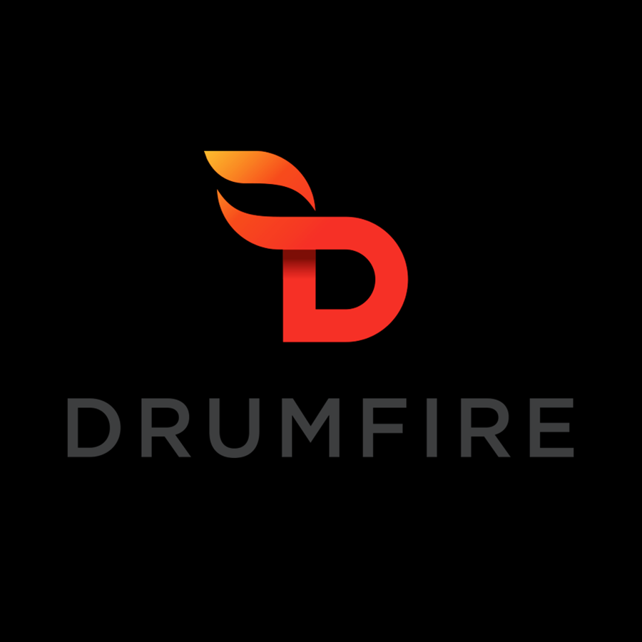 Drumfire Productions logo design by logo designer Barnstorm Creative Group Inc for your inspiration and for the worlds largest logo competition