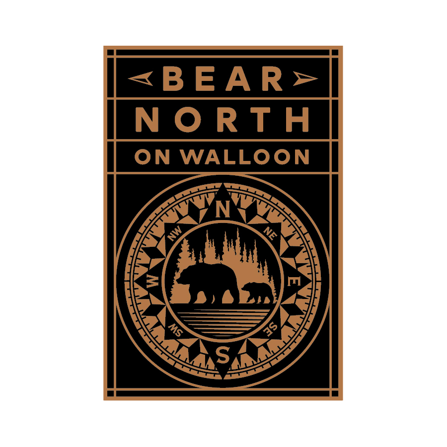 Bear North on Walloon logo design by logo designer Tim Frame Design for your inspiration and for the worlds largest logo competition