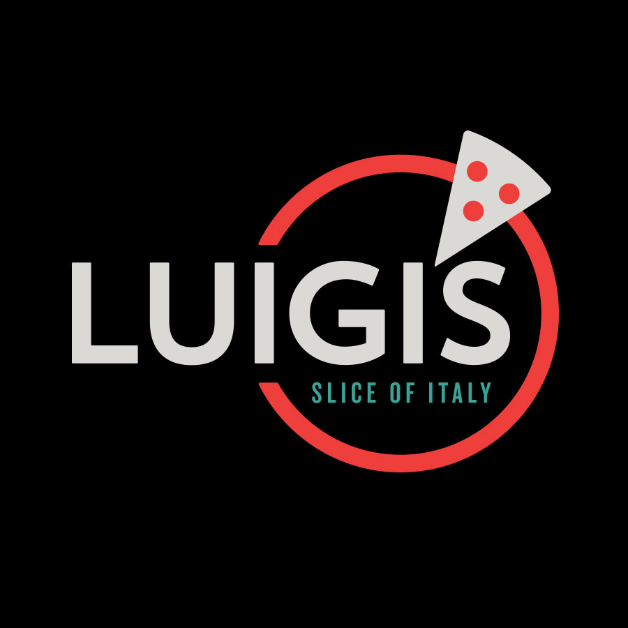 Luigi's Slice of Italy Logo logo design by logo designer Stevaker Design for your inspiration and for the worlds largest logo competition