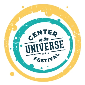 Center of the Universe Festival logo design by logo designer Walsh Branding for your inspiration and for the worlds largest logo competition