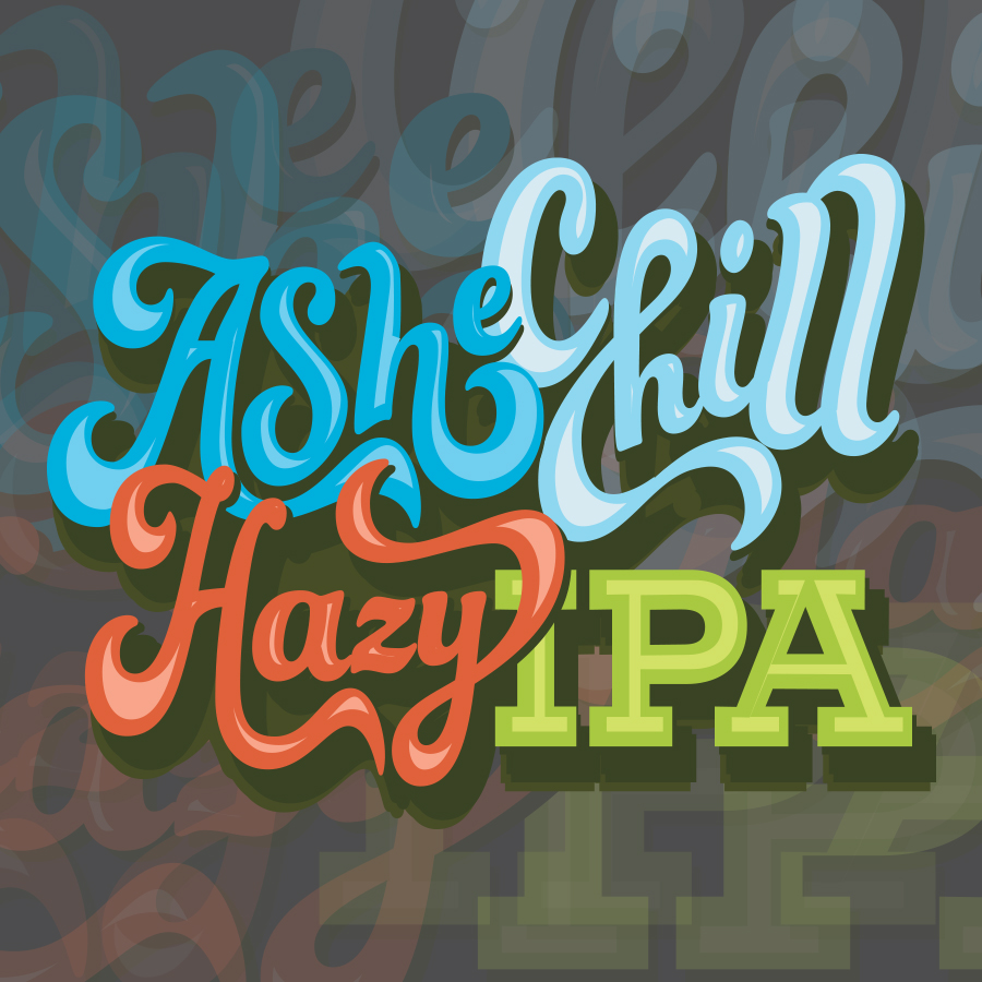 AsheChill Hazy IPA logo design by logo designer Crooked Tree Creative for your inspiration and for the worlds largest logo competition