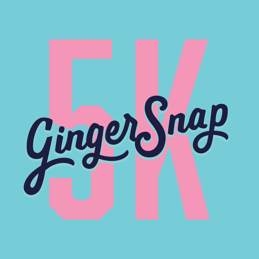 GingerSnap 5k- Proposed Type logo design by logo designer LGA / Jon Cain for your inspiration and for the worlds largest logo competition