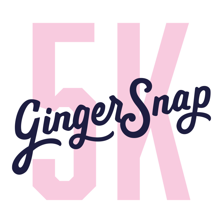 GingerSnap 5k - 2 Color logo design by logo designer LGA / Jon Cain for your inspiration and for the worlds largest logo competition