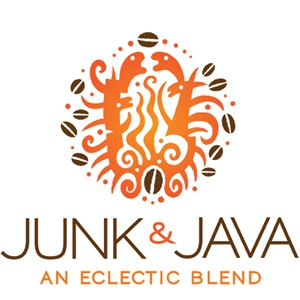 Junk & Java logo design by logo designer Rena DeBortoli Design. LLC for your inspiration and for the worlds largest logo competition