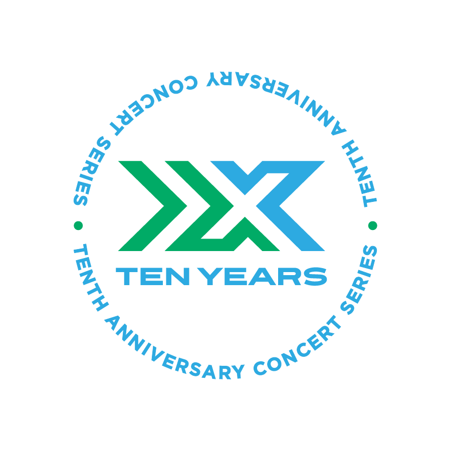 Intrust Bank Arena - Ten Years logo design by logo designer Howerton+White for your inspiration and for the worlds largest logo competition