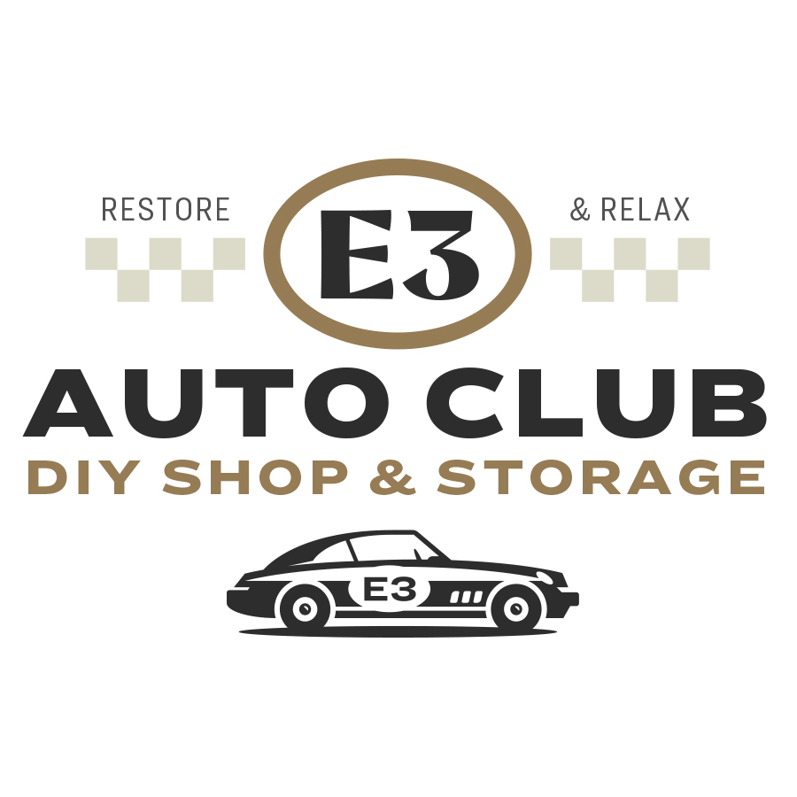 E3+Auto+Club logo design by logo designer The+Adsmith for your inspiration and for the worlds largest logo competition