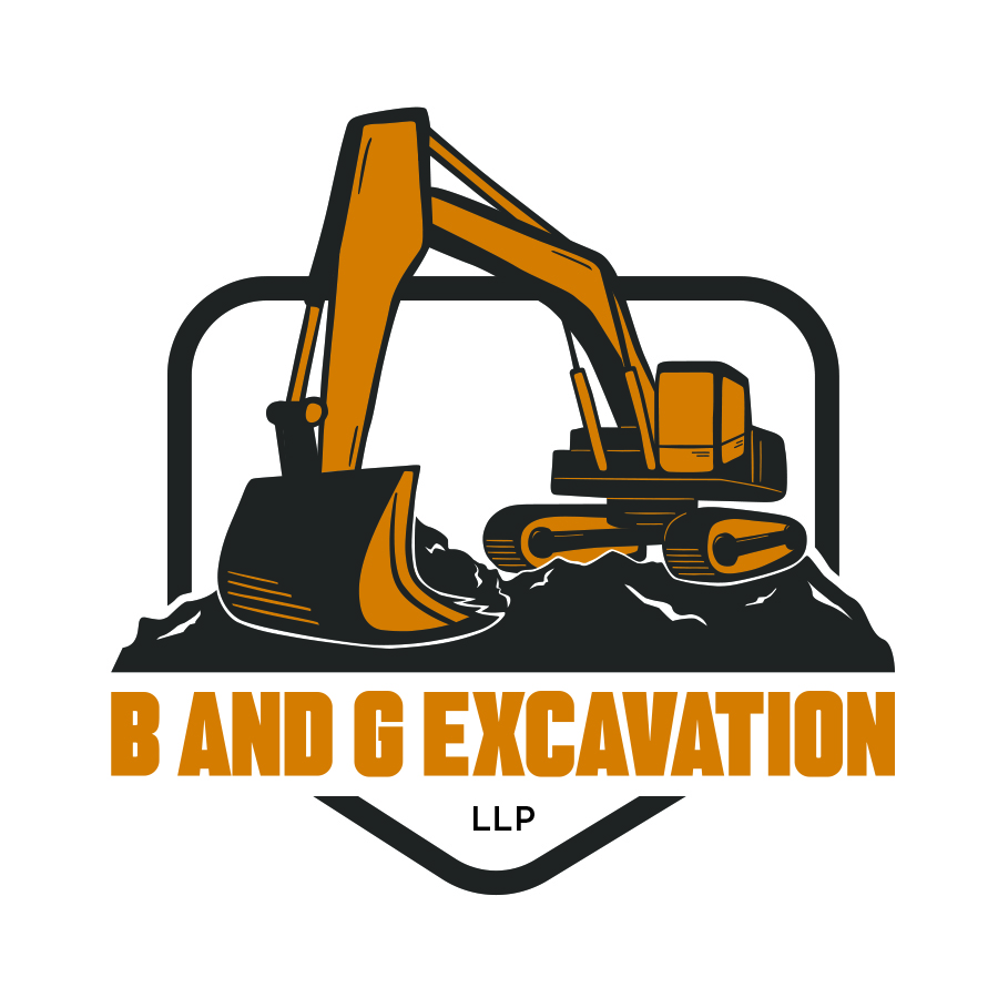 B and G Excavation logo design by logo designer Sarah Rusin Design for your inspiration and for the worlds largest logo competition
