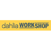 Dahlia Workshop - Horizontal logo design by logo designer Tip Top Creative for your inspiration and for the worlds largest logo competition
