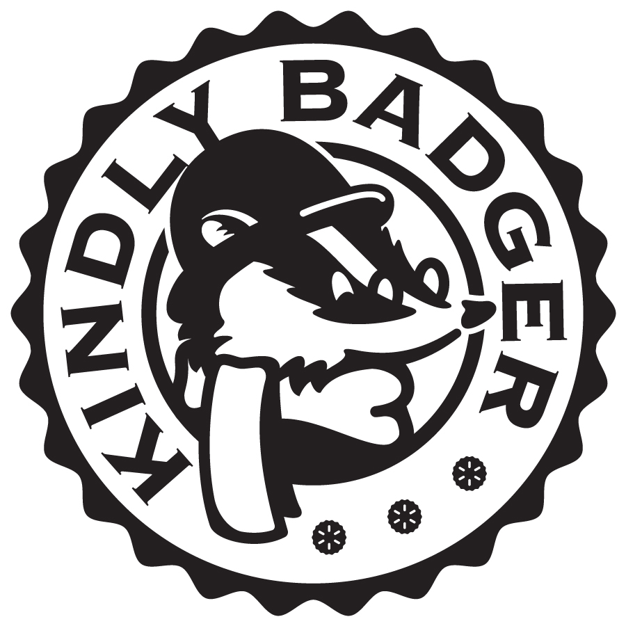 Kindly-Badger-badge logo design by logo designer Strategy Studio for your inspiration and for the worlds largest logo competition