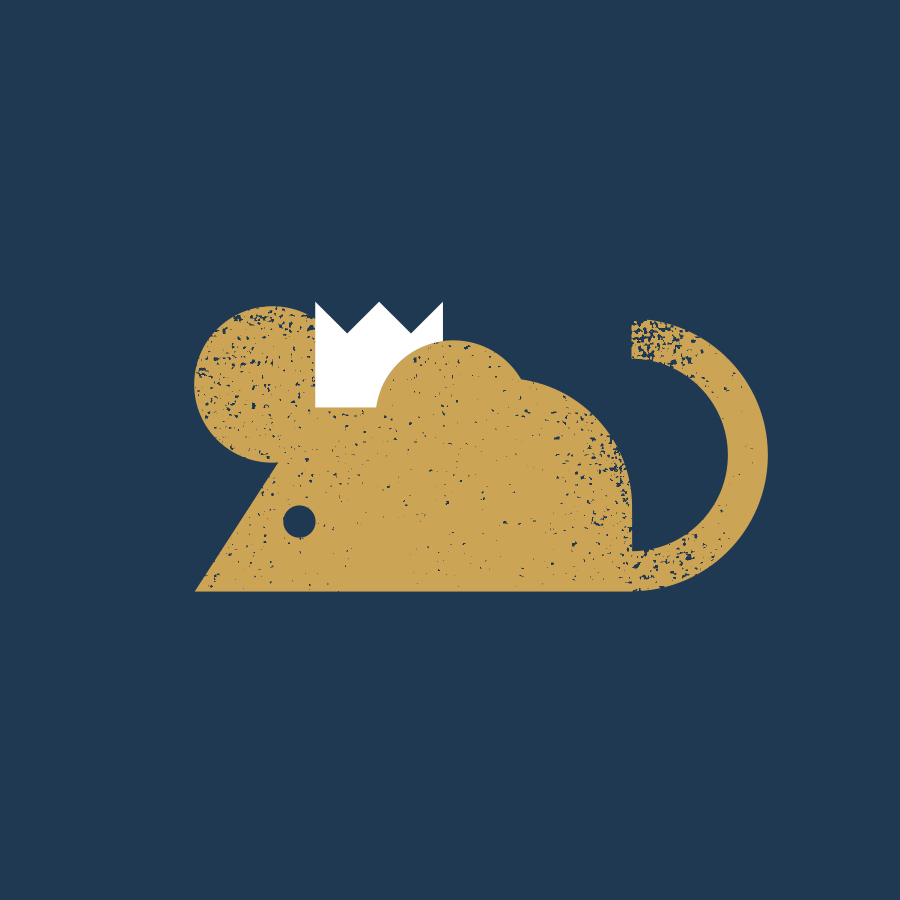 Mouse King logo design by logo designer Dustin Commer for your inspiration and for the worlds largest logo competition