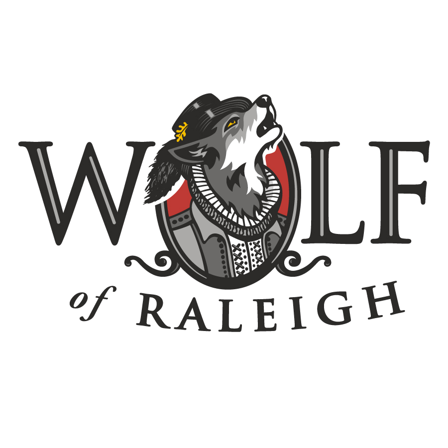 Wolf of Raleigh logo design by logo designer Built Creative for your inspiration and for the worlds largest logo competition