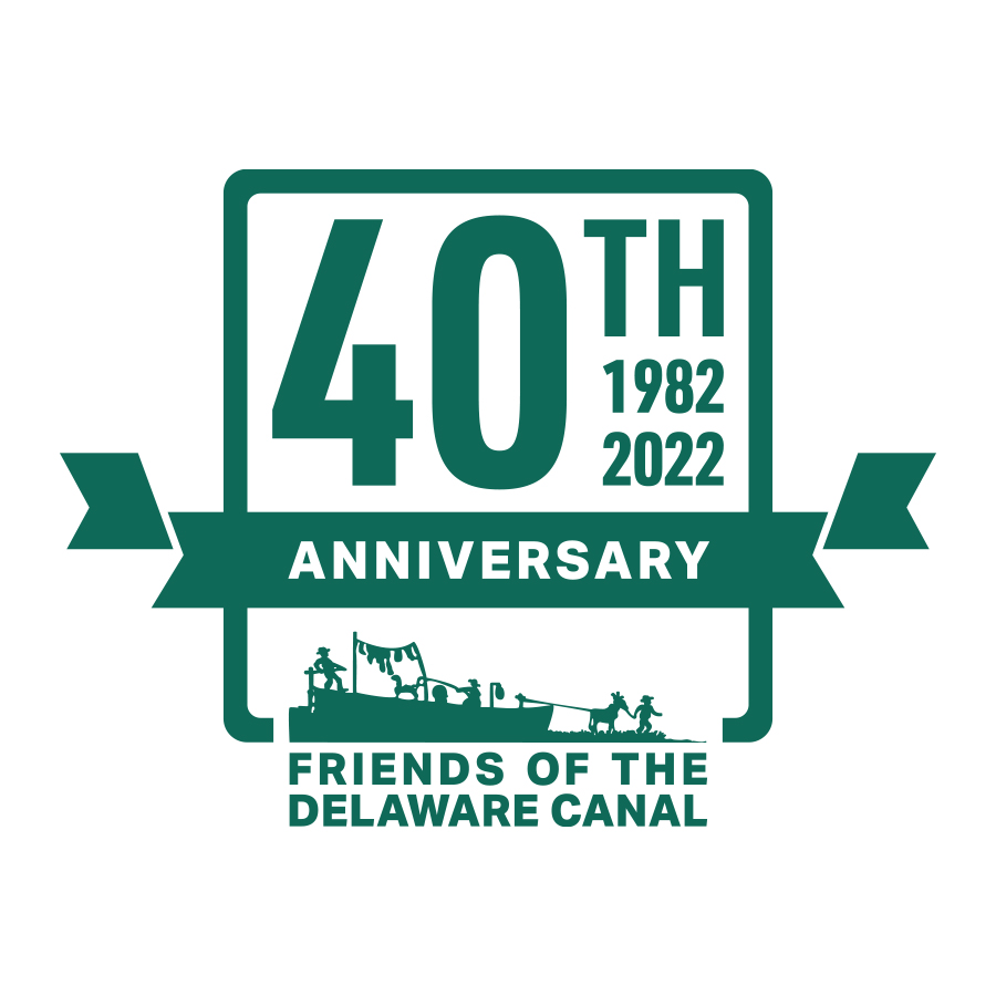 Friends of The Delaware Canal - 40th Anniversary logo design by logo designer Xhilarate for your inspiration and for the worlds largest logo competition