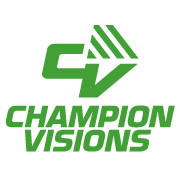 Champion Visions logo design by logo designer Draplin Design Co. for your inspiration and for the worlds largest logo competition