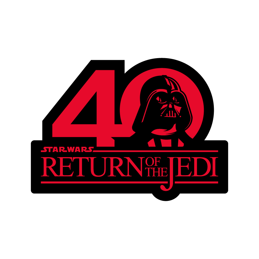 Star Wars Return of the Jedi 40th Anniversary logo design by logo designer Torch Creative for your inspiration and for the worlds largest logo competition