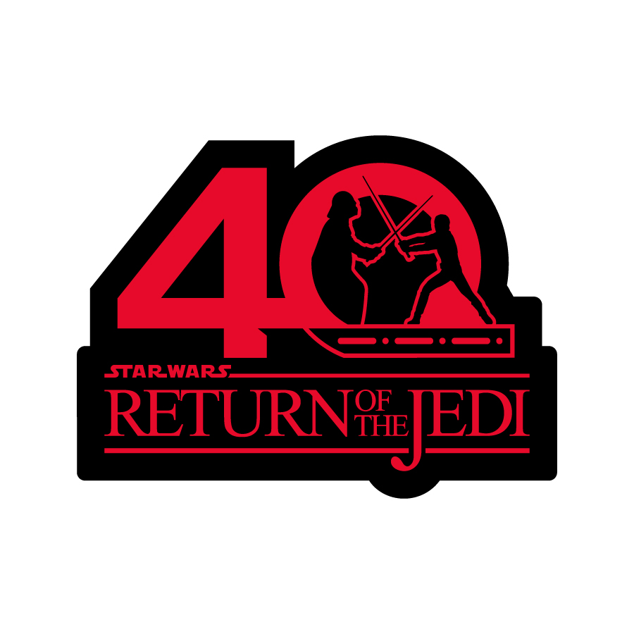 Star Wars Return of the Jedi 40th Anniversary logo design by logo designer Torch Creative for your inspiration and for the worlds largest logo competition